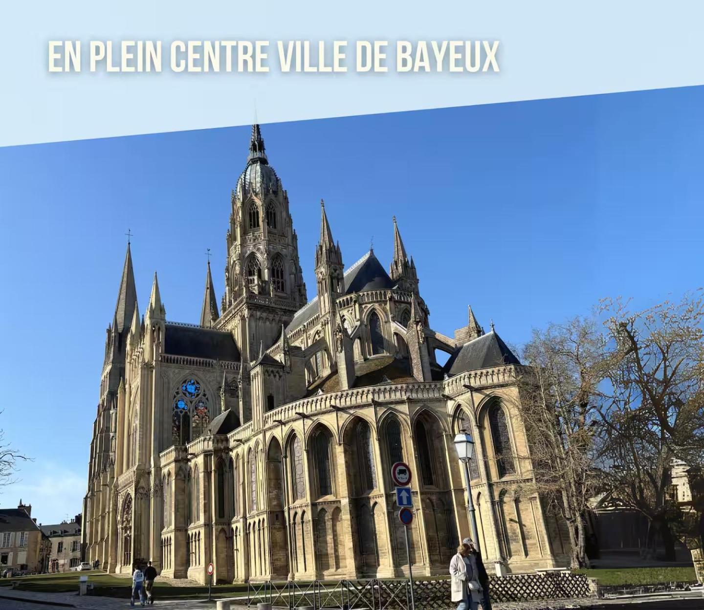 Les Remparts Apt Spacieux 1 Er Etage Renove Joliment Decore Bien Equipe Plein Centre Bayeux Proche Plages Du Debarquement Parking Gratuit A Proximite Kültér fotó